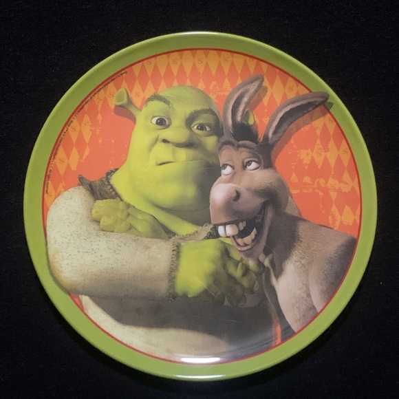 Shrek Other - Shrek Vintage Y2K Melamine Plastic Plate 8”